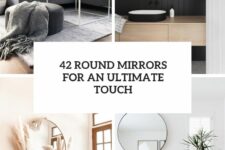 42 round mirrors for an ultimate touch cover