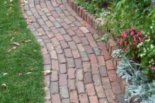 19 red brick garden edging is always a good idea to rock, it’s a stylish and chic solution for any space