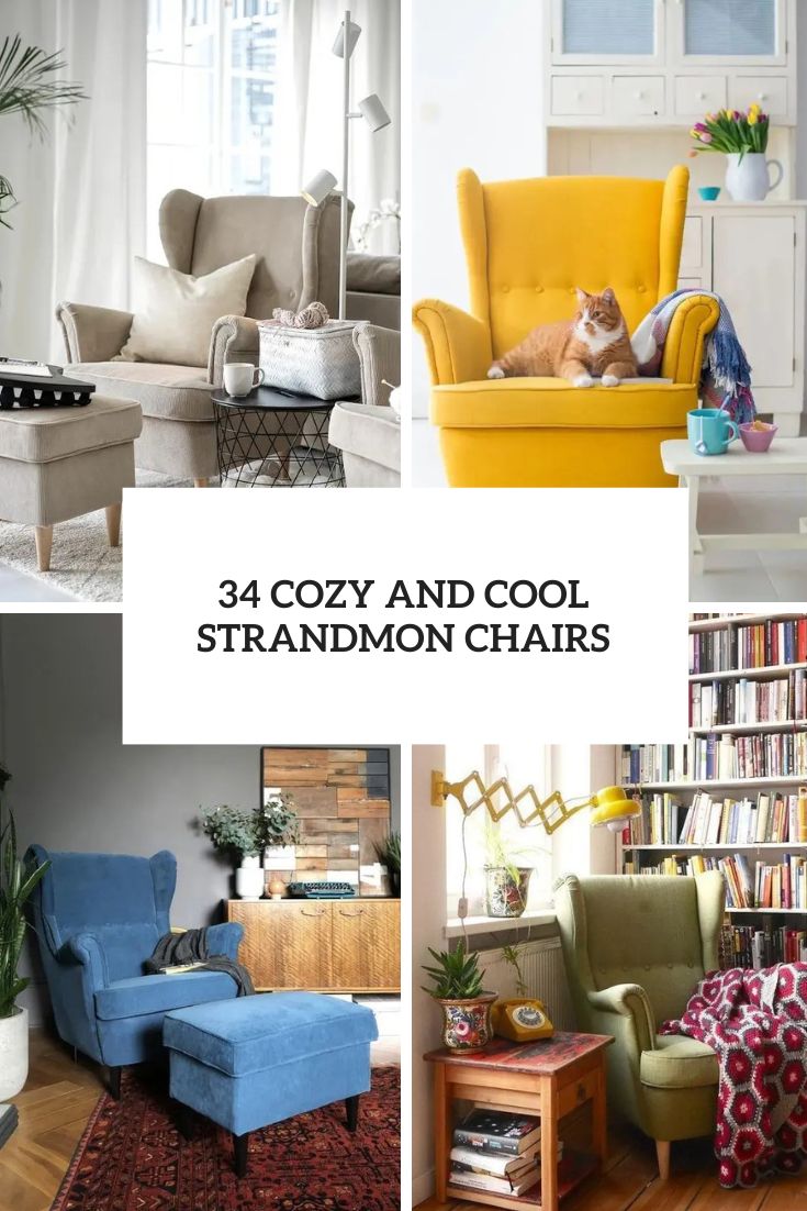cozy and cool strandmon chairs cover