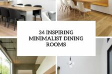 34 inspiring minimalist dining rooms cover