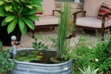 a cool diy water feature with a fountain