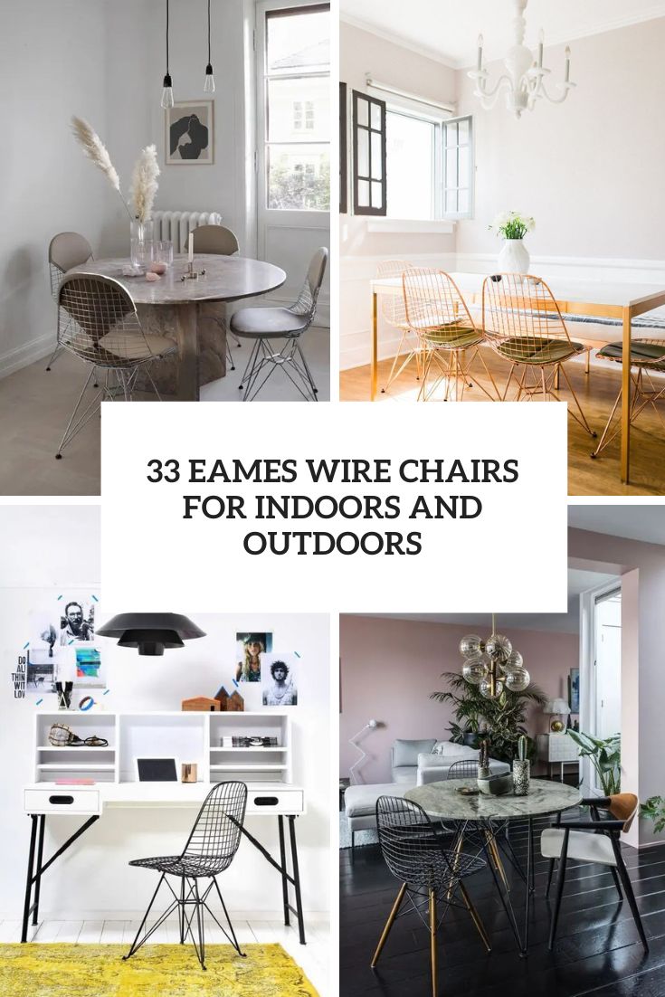 eames wire chairs for indoors and outdoors cover