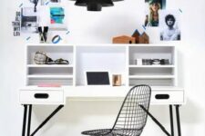 a stylish small desk for a practical home office