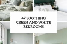 47 soothing green and white bedrooms cover
