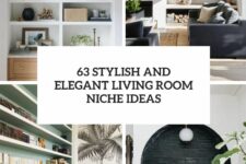 63 stylish and elegant living room niche ideas cover