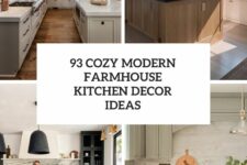 93 cozy modern farmhouse kitchen decor ideas cover