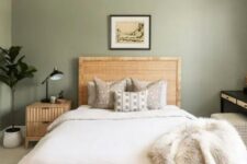 a lovely calm guest bedroom design