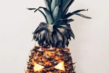 07 a pineapple jack-o-lantern is a fun take on a traditional one