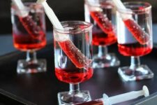 39 bloody shirley temples are ideal for a blood or vampire-themed party, make some yourself and impress your guests