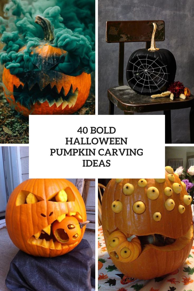 40 Bold Halloween Pumpkin Carving Ideas
