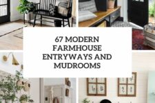 67 modern farmhouse entryways and mudrooms cover