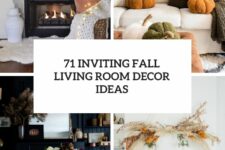 71 inviting fall living room decor ideas cover