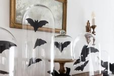 a lovely way to decorate for halloween with bats