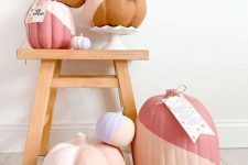 stylish modern halloween pumpkins