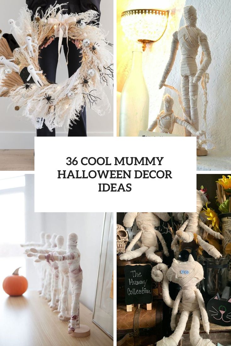 cool mummy halloween decor ideas cover