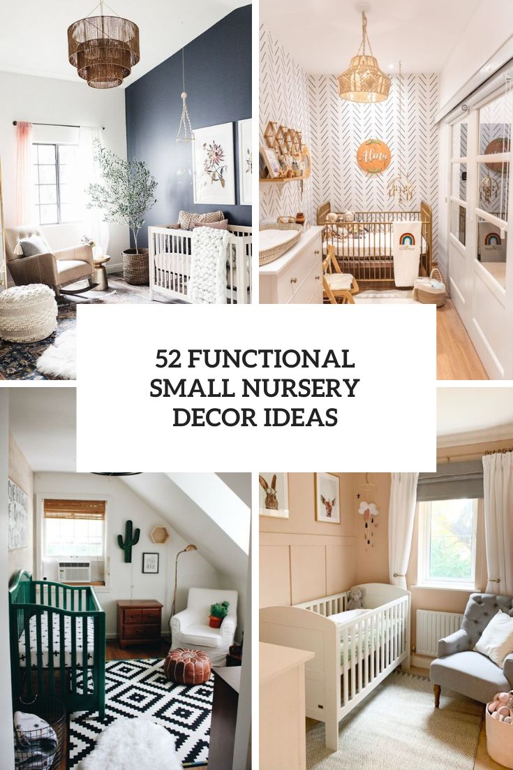 functional small nursery decor ideas cover