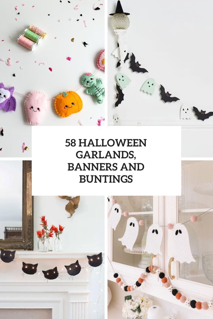 halloween garlands, banners and buntings cover
