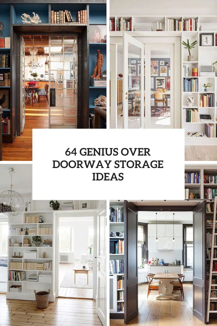 genius over doorway storage ideas cover