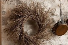 a twig wreath is a cool rustic idea for the fall and can be used not only in the fall but also in other seasons