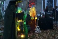 a lovely outdoor witch-inspired decor idea