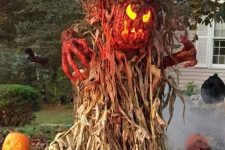 turn a tree into a scary monster that is ready to eat your guests’ heads