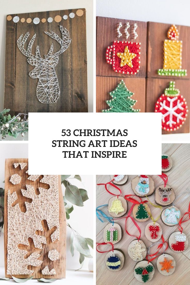 christmas string art ideas that inspire cover