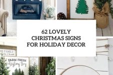 62 lovely christmas signs for holiday decor cover
