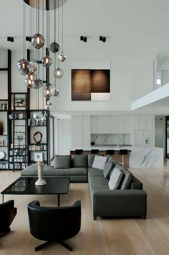 34 Hanging Glass Pendant Lamps At Different Height Will Make A Bold Statement And Bring Light 