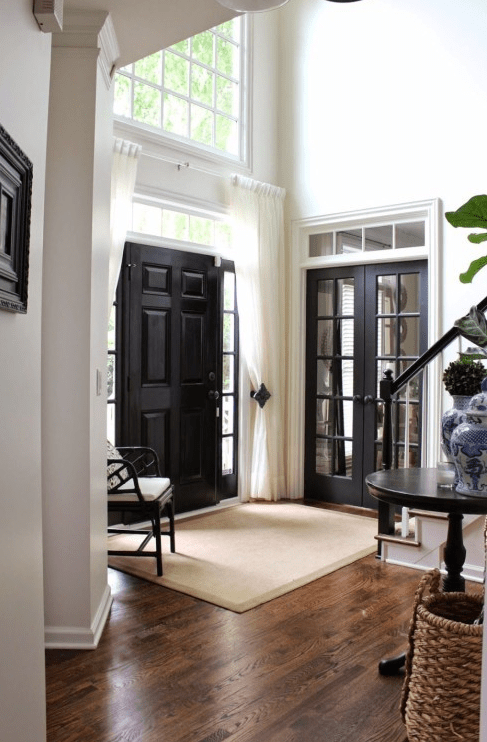 make your entryway dramatic and chic rocking matte black interiors doors like these ones
