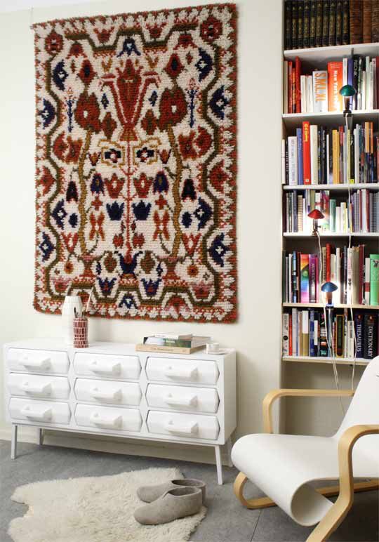 a bright boho rug will bring a bold touch to any neutral space making it wow