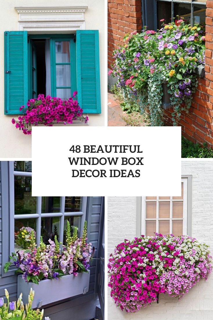 48 Beautiful Window Box Ideas