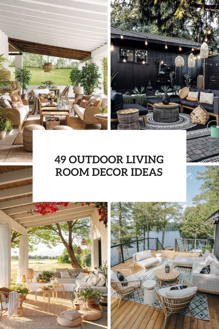 49 Outdoor Living Room Decor Ideas
