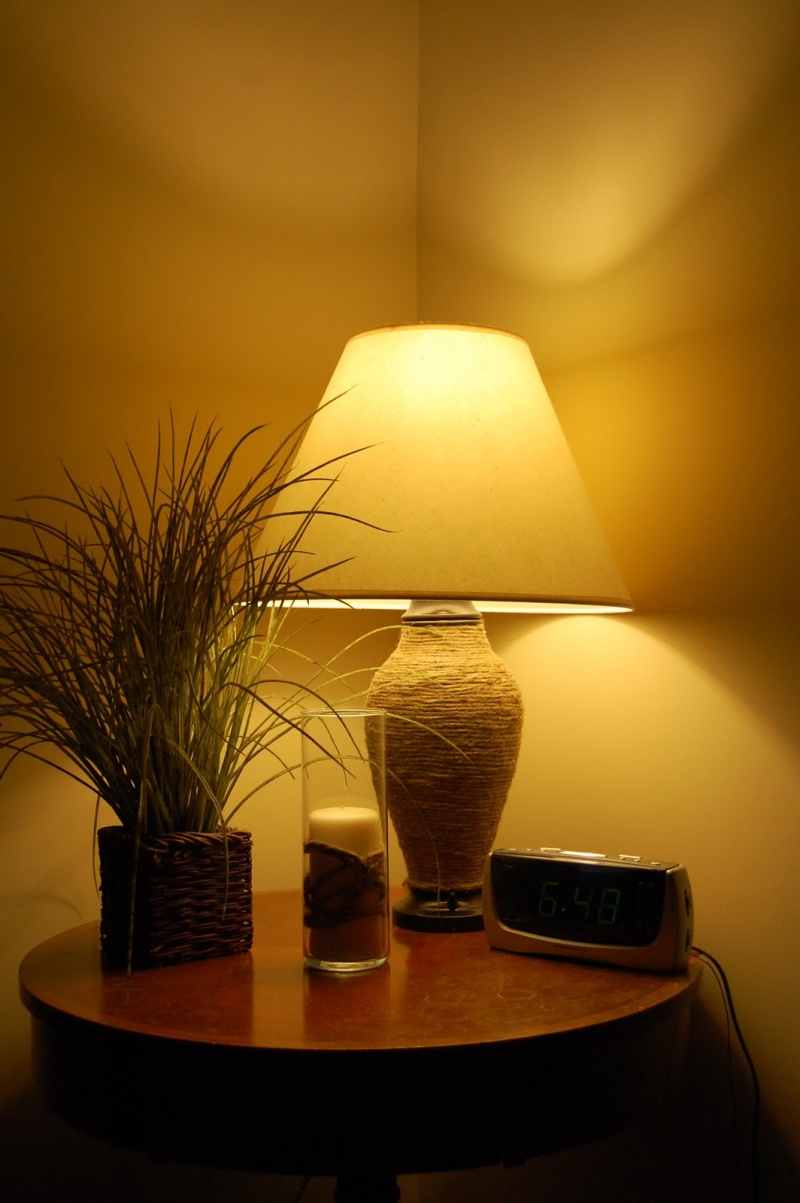 Jute Lamp Before And After