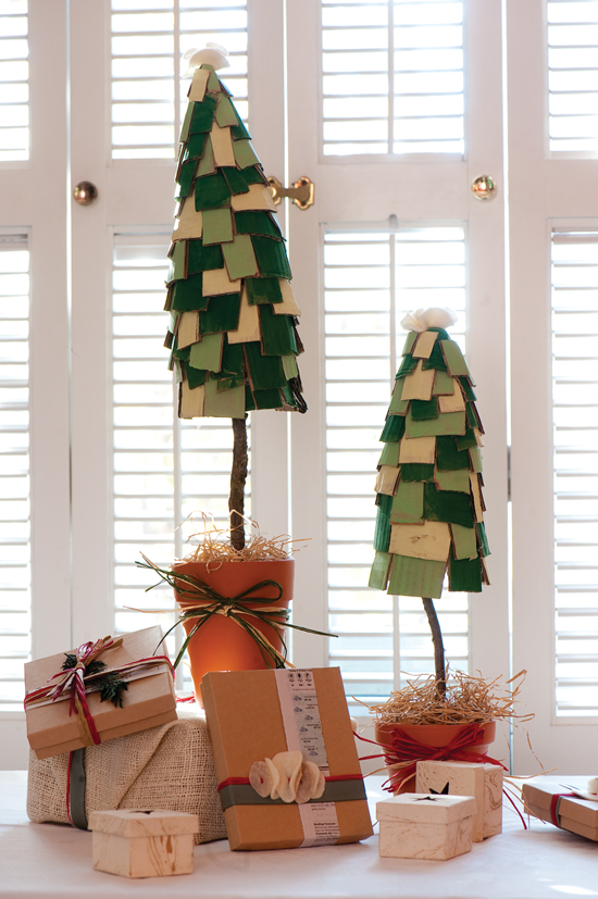 Cute DIY Cardboard Christmas Trees