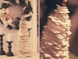 DIY Anthropologie Inspired Printed Paper Pine Tree