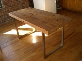 DIY Reclaimed Wood Working Table
