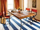DIY Reclaimed Beams And Pipes Dining Table