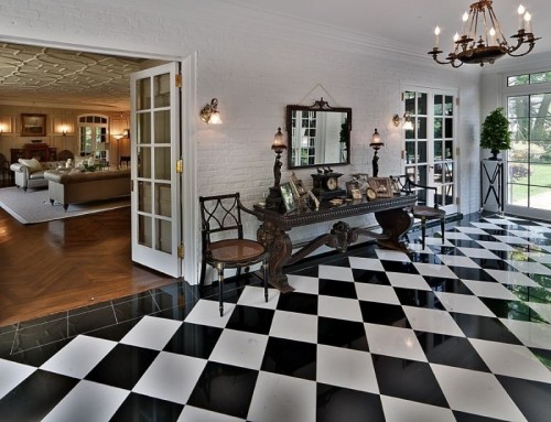 35 Cool Checkered Flooring Ideas - Shelterness