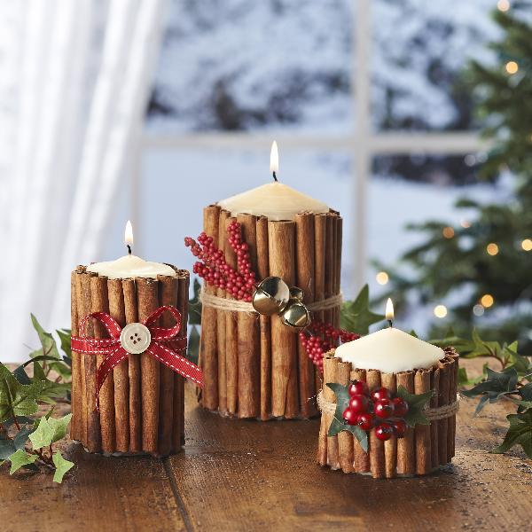 Cinnamon Candles (via hobbycraft)