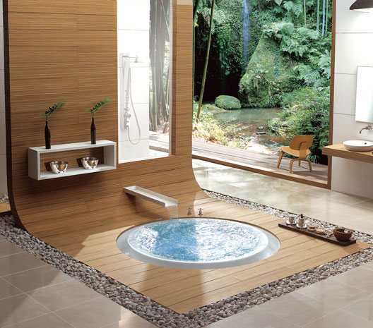 Oriental In Floor Bathtub