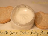 DIY vanilla sugar body butter