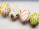washi tape Easter eggs