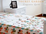 colorful garden quilt