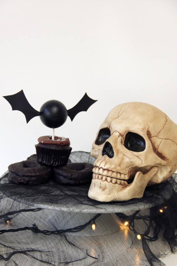 unique bat cupcake topper