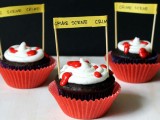 crime scene cupcake topper