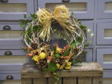 rustic berry wreath