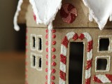 DIY gingerbread gift box