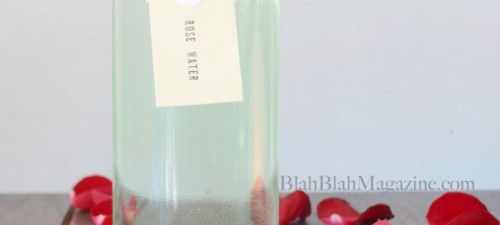 rose water for facial care (via blahblahmagazine)