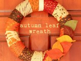 Autumn Leaf Thanksgiving Wreath