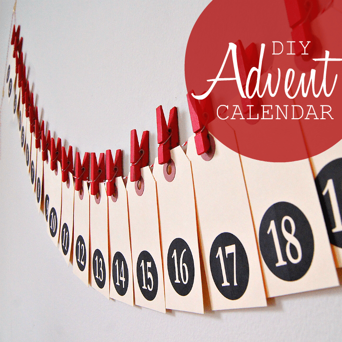 shipping tag advent calendar (via poppytalk)